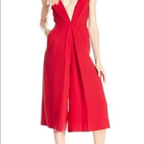 BCBG Red jumpsuit